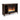 Camiburg Tall Corner TV Stand with Electric Fireplace - Warm Brown / Contemporary