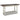 Havalance Rectangular Sofa/Console Table - Gray/White