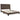 Adelloni Upholstered Bed - Frame Detail - Brown / Queen