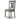 Jayemyer Rectangular Dining Table and Chairs (Set of 7) - Charcoal Gray