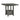 Hallanden Rectangular Counter Height Dining Extension Table - Gray