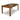 Ralene Rectangular Dining Extension Table - Medium Brown