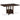 Haddigan Rectangular Counter Height Dining Extension Table - Dark Brown