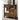 Roybeck Rectangular Accent Cabinet - Light Brown/Bronze