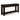Gavelston Rectangular Sofa/Console Table - Black